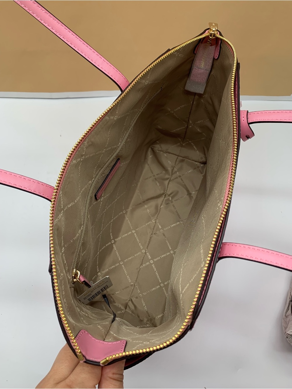 Michael Kors Marilyn Medium Saffiano Leather Tote Bag - Picture 14 of 16
